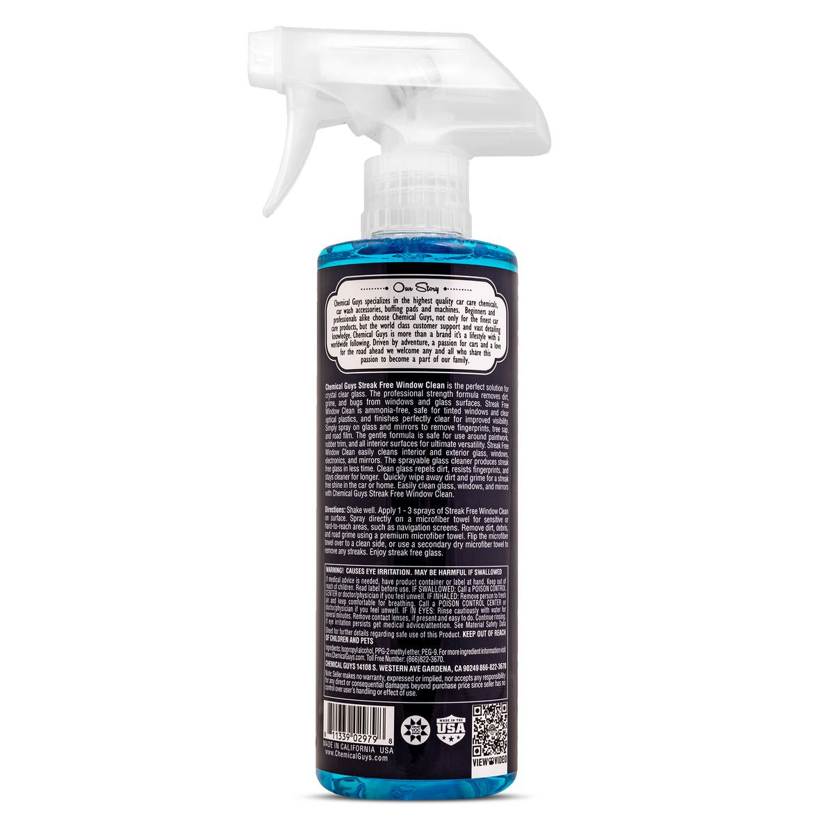 Chemical Guys Streak Free Window and Glass Cleaner 473ml - CLD30016