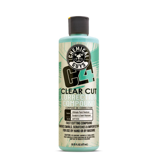 Chemical Guys C4 Clear Cut Correction Compound 473ml - GAP11616
