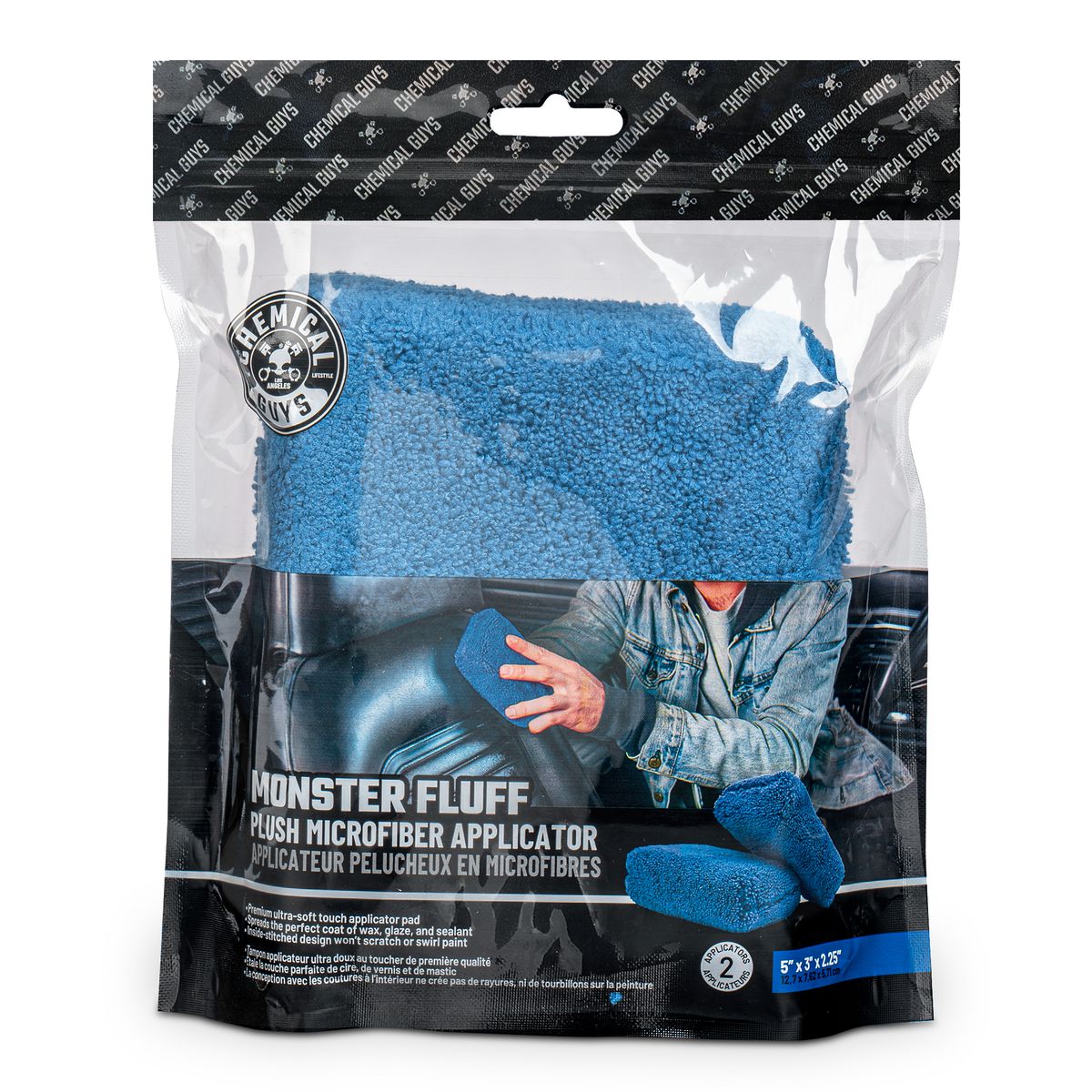 Chemical Guys Monster Fluff Applicator Pad 2pk - MIC28602