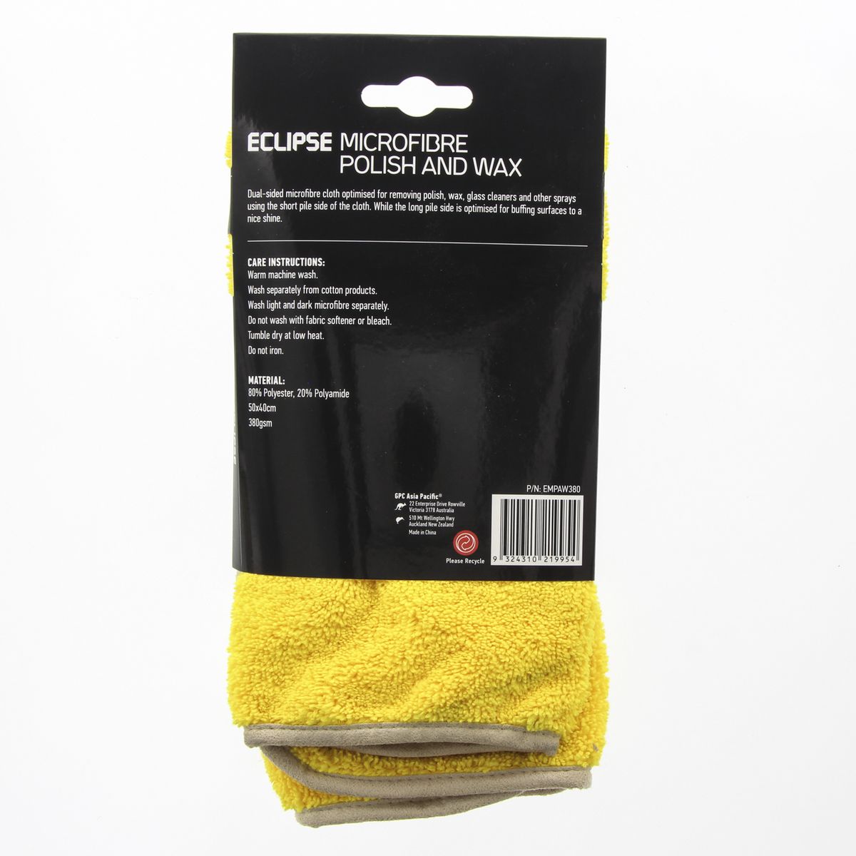 Eclipse Polishing Microfibre Cloth 380GSM - EMPAW380