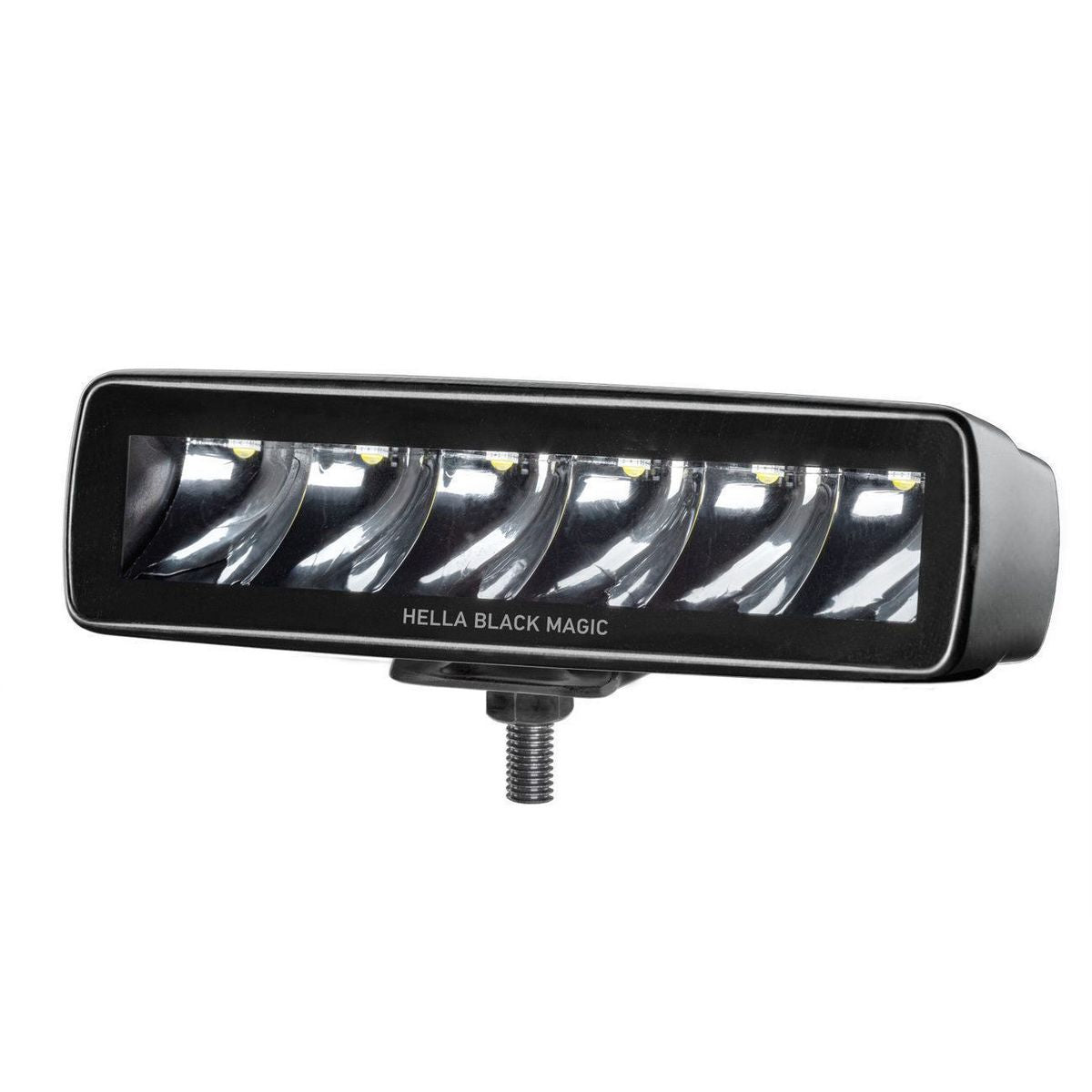 HELLA Black Magic 6 LED 6.2 Inch Spot Beam Light Bar - 1FB358176211