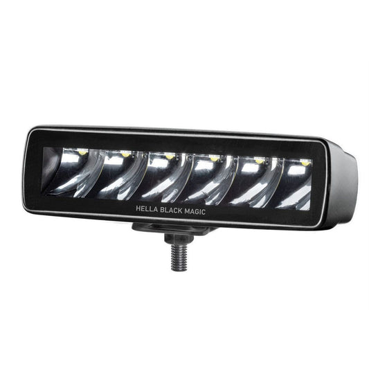 HELLA Black Magic 6 LED 6.2 Inch Spot Beam Light Bar - 1FB358176211