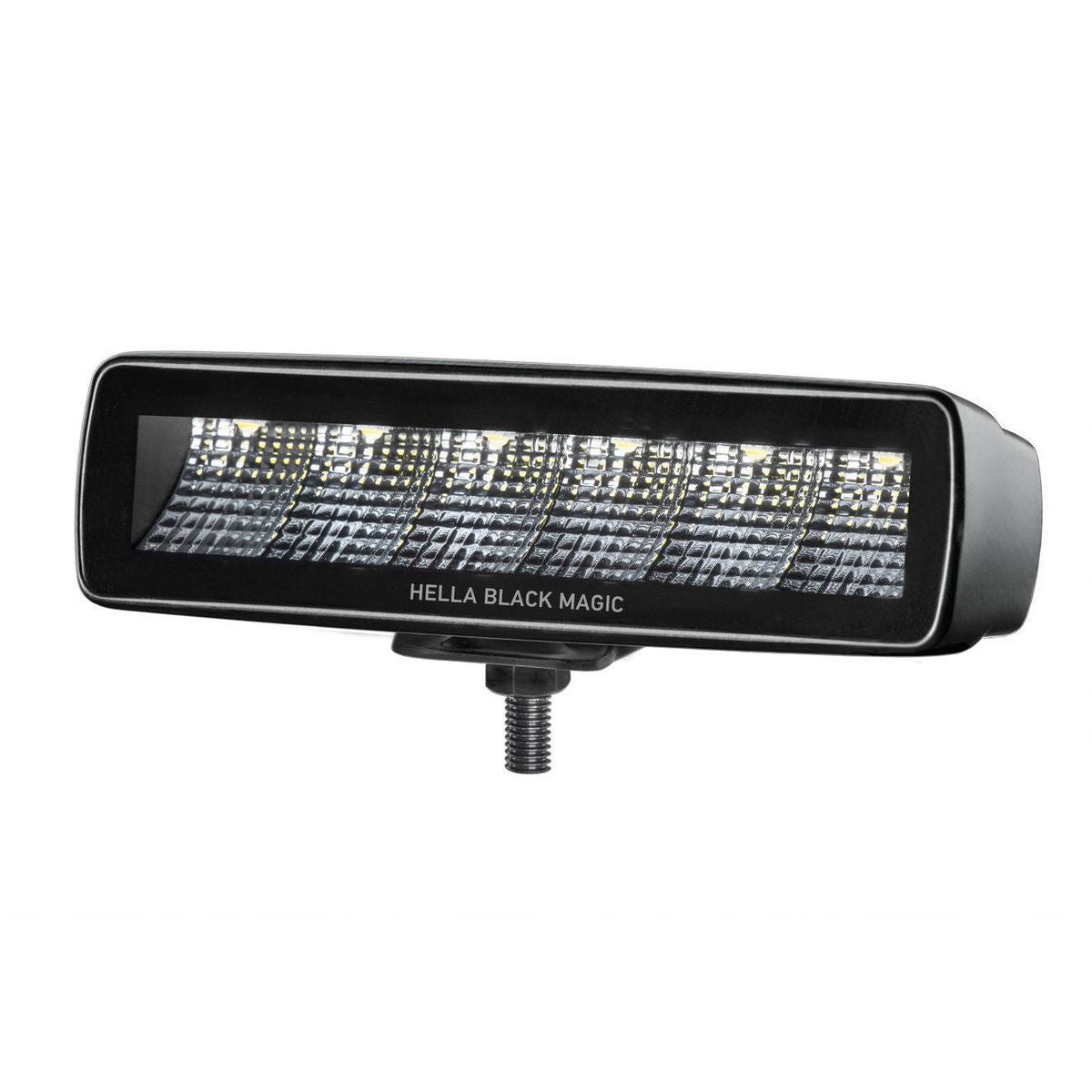 HELLA Black Magic 6 LED 6.2 Inch Flood Beam Light Bar - 1FB358176201