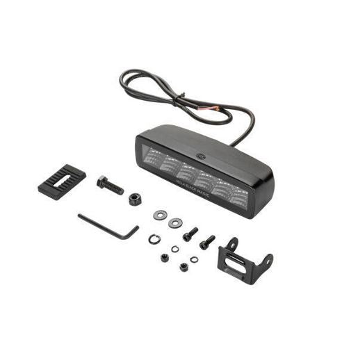 HELLA Black Magic 6 LED 6.2 Inch Flood Beam Light Bar - 1FB358176201