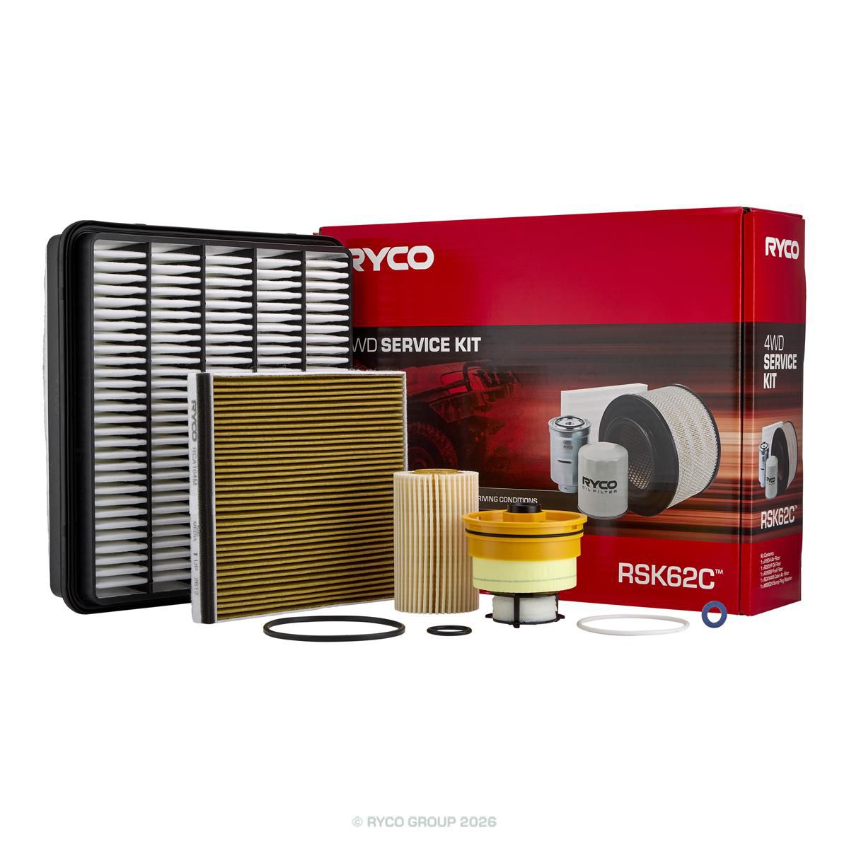 Ryco 4WD Filter Service Kit - RSK62C