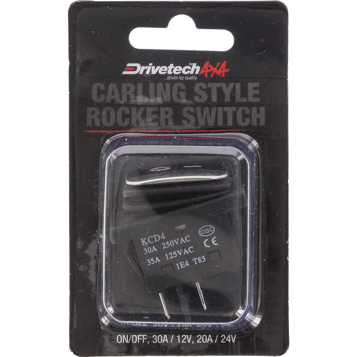 Drivetech 4x4 Carling Style On/Off Rocker Switch - DT-11209