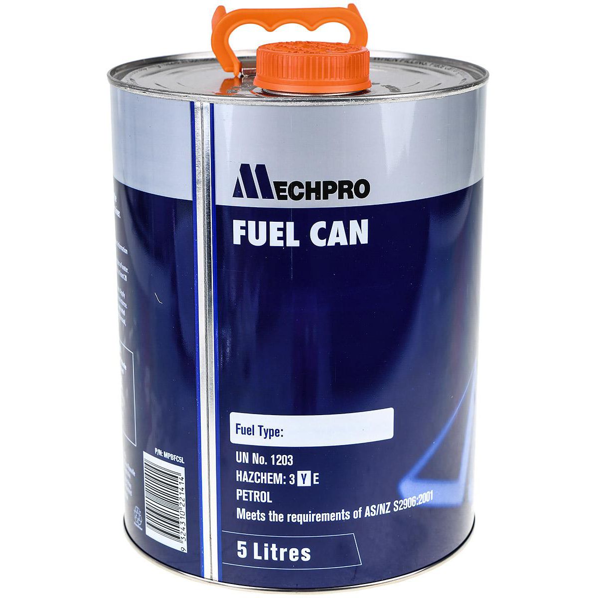 Mechpro 5 litre fuel can - MPBFC5L