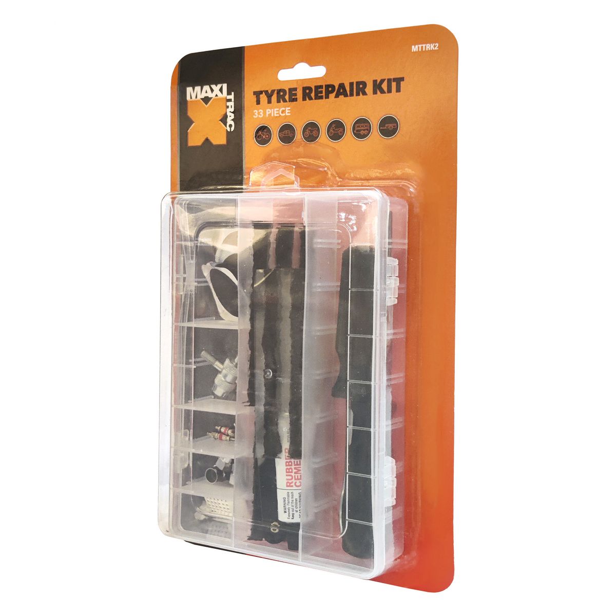 Maxi Trac Tyre Repair Kit 33 Piece - MTTRK2