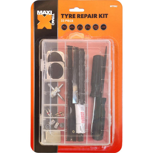 Maxi Trac Tyre Repair Kit 33 Piece - MTTRK2