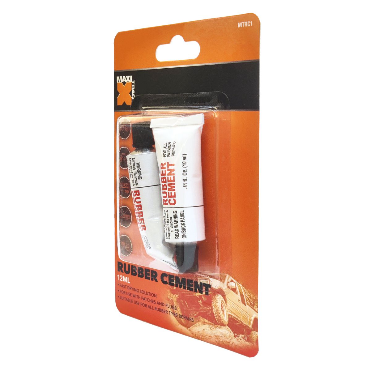 Maxi Trac Rubber Cement Tube - MTRC2