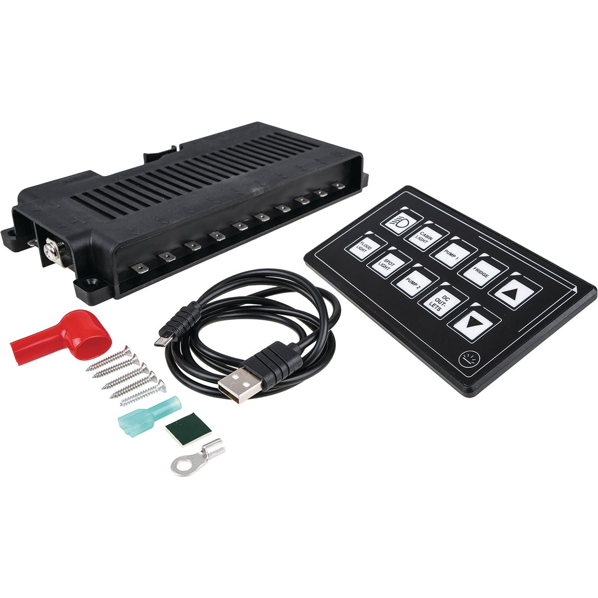 Drivetech 4X4 10-Way Touch Switch Panel with Bluetooth Control - DT-SWP10