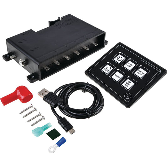 Drivetech 4X4 6-Way Touch Switch Panel with Bluetooth Control - DT-SWP06