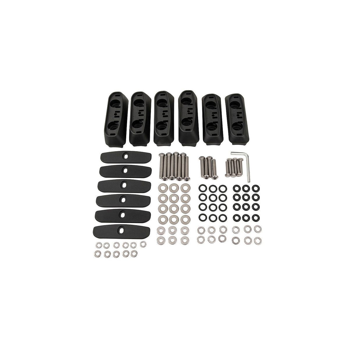 Rhino Rack Base Kit 6Pc - RCP03-BK