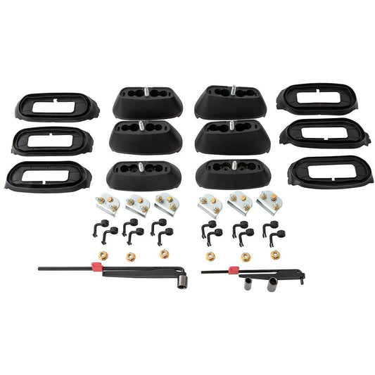 Rhino Rack Base Kit Hiace Gen6 Lwb 6 Pc - RCP65-BK