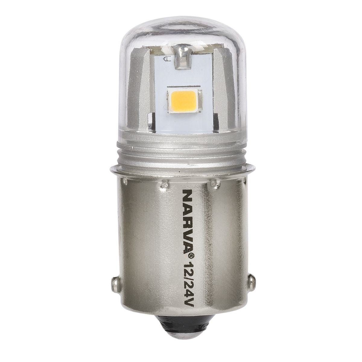 Narva 12/24V Gen III LED BA15S R5W Globes - 18260BL