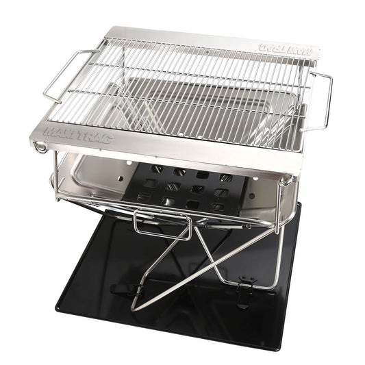 Maxi Trac Folding Firepit & BBQ - MTSSFP