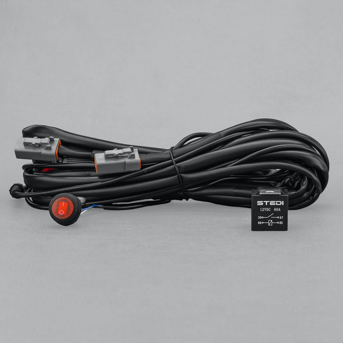 STEDI Dual Connector Plug & Play Smart Harness High Beam Driving Light Wiring - WIRQKFT-SMART