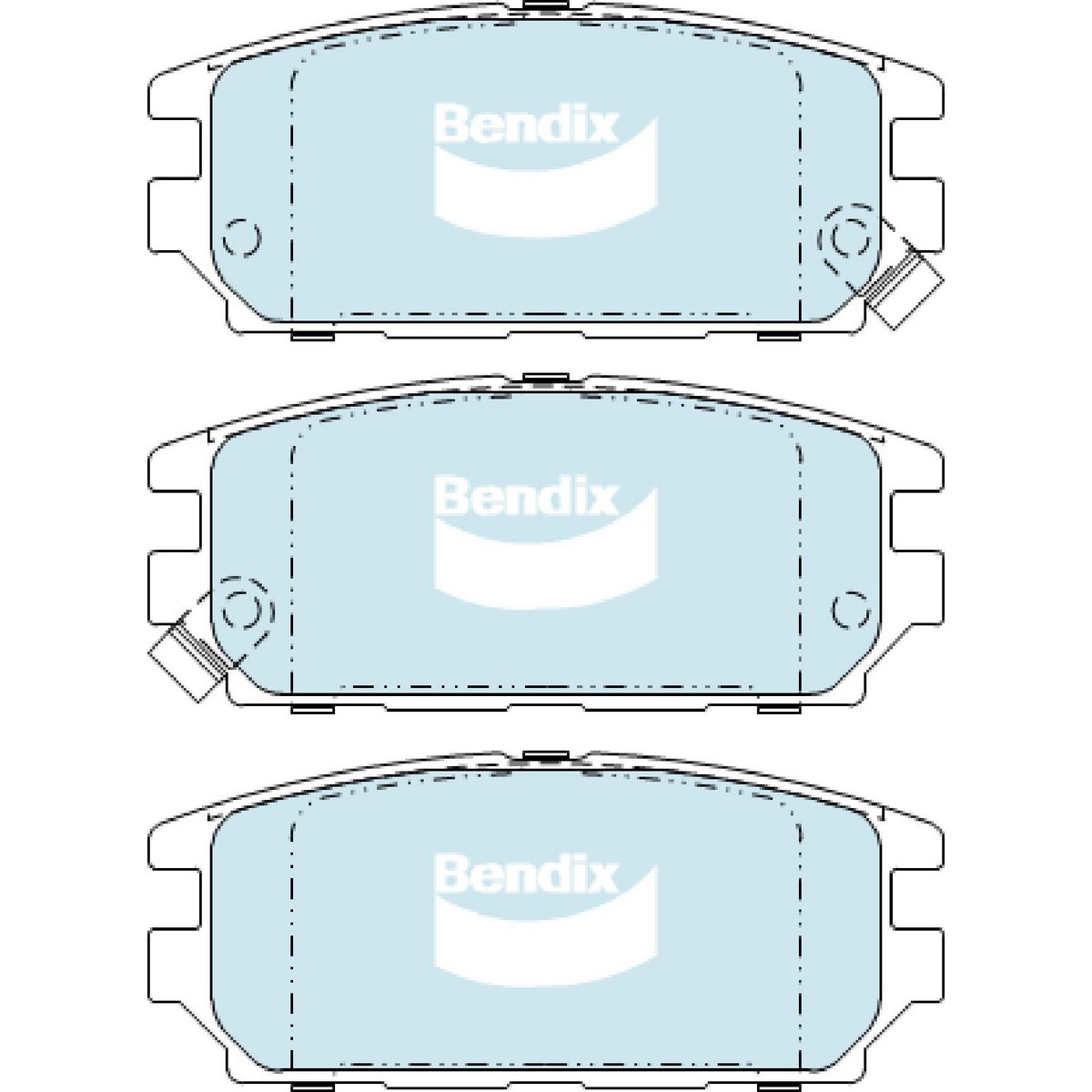 Bendix Ultimate 4WD Brake Pad Set - DB1238 ULT4WD