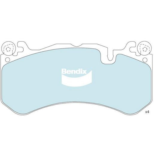 Bendix Brake Pad Set Euro+ - DB2515 EURO+