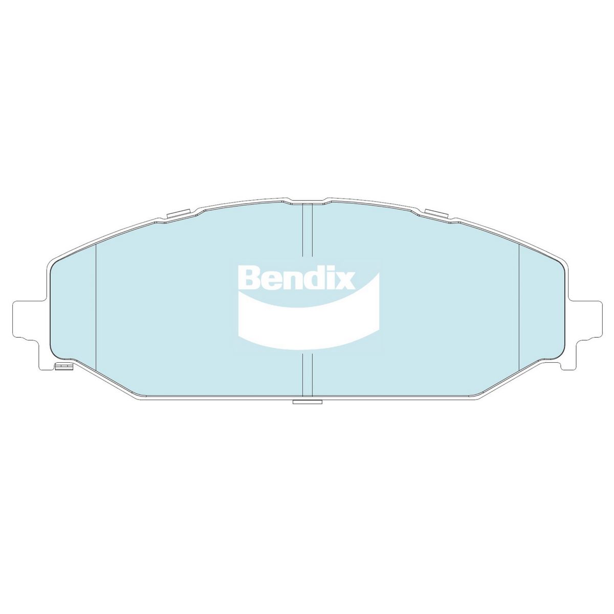 Bendix 4WD Brake Pad Set - DB2635 4WD