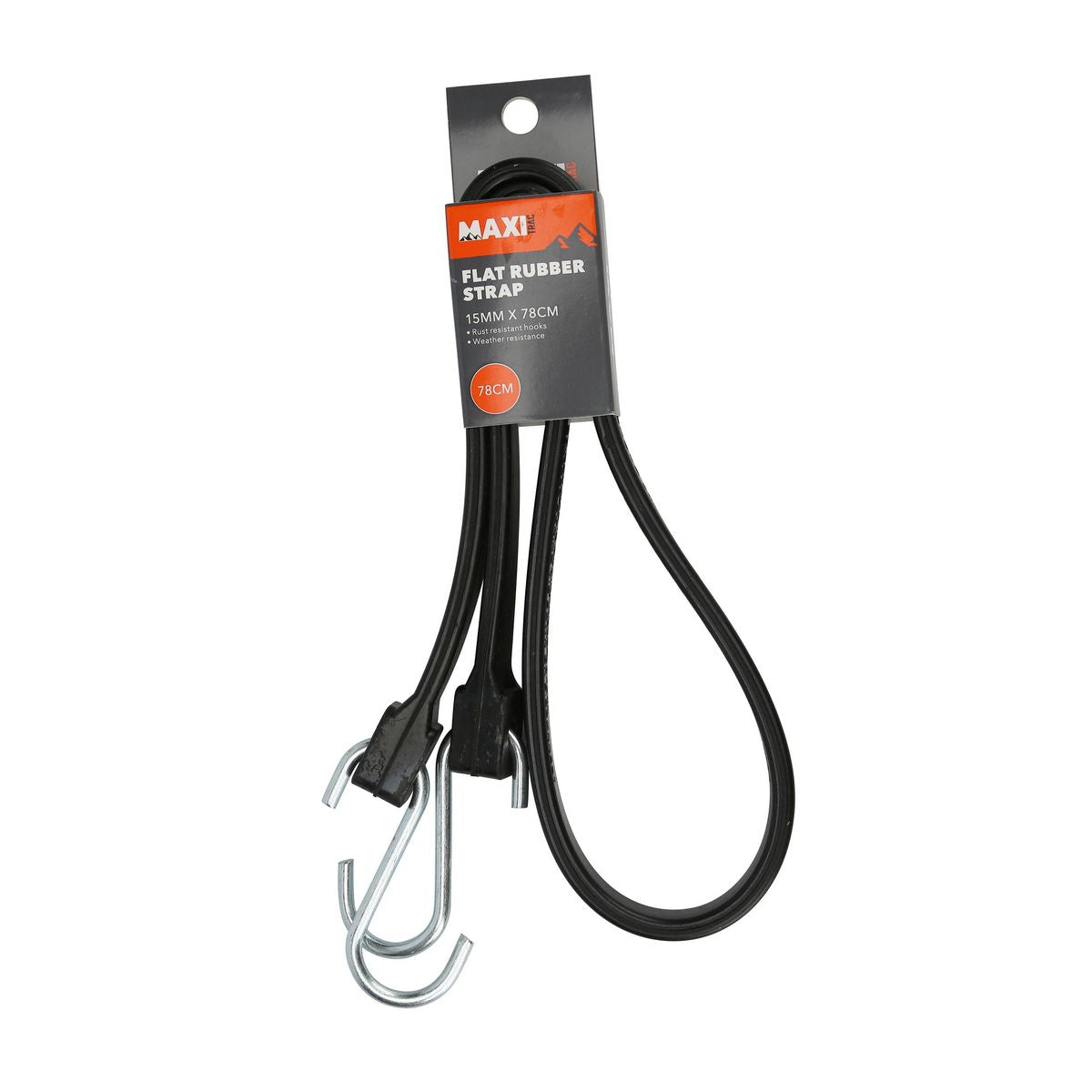 Maxi Trac Elastic Strap Flat 15mm X 78Cm - MT-RS78