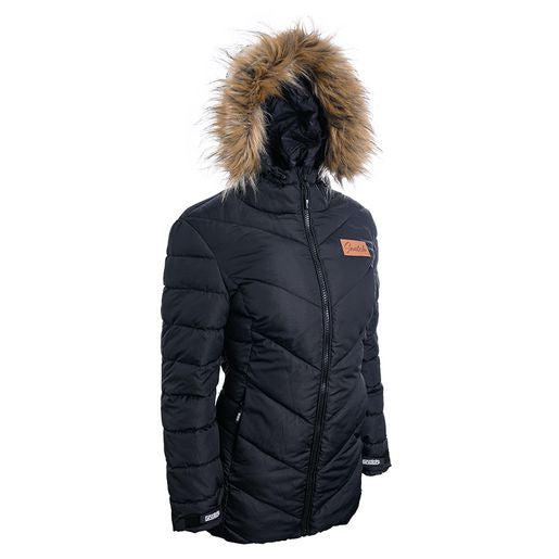 Snatch Women's Explorer Puffer Jacket Black - SF3000BK