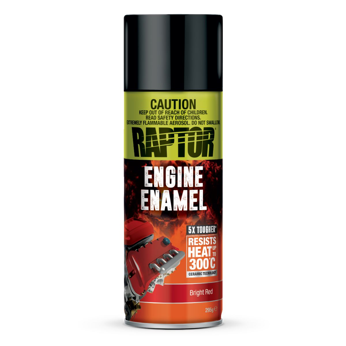 Raptor Engine Paint Enamel Bright Red 295G - REEBR/AL