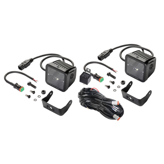 HELLA Black Magic LED Cube Light Kit 3.2 Spot Beam 12V/24V - 1FA 358 176-821
