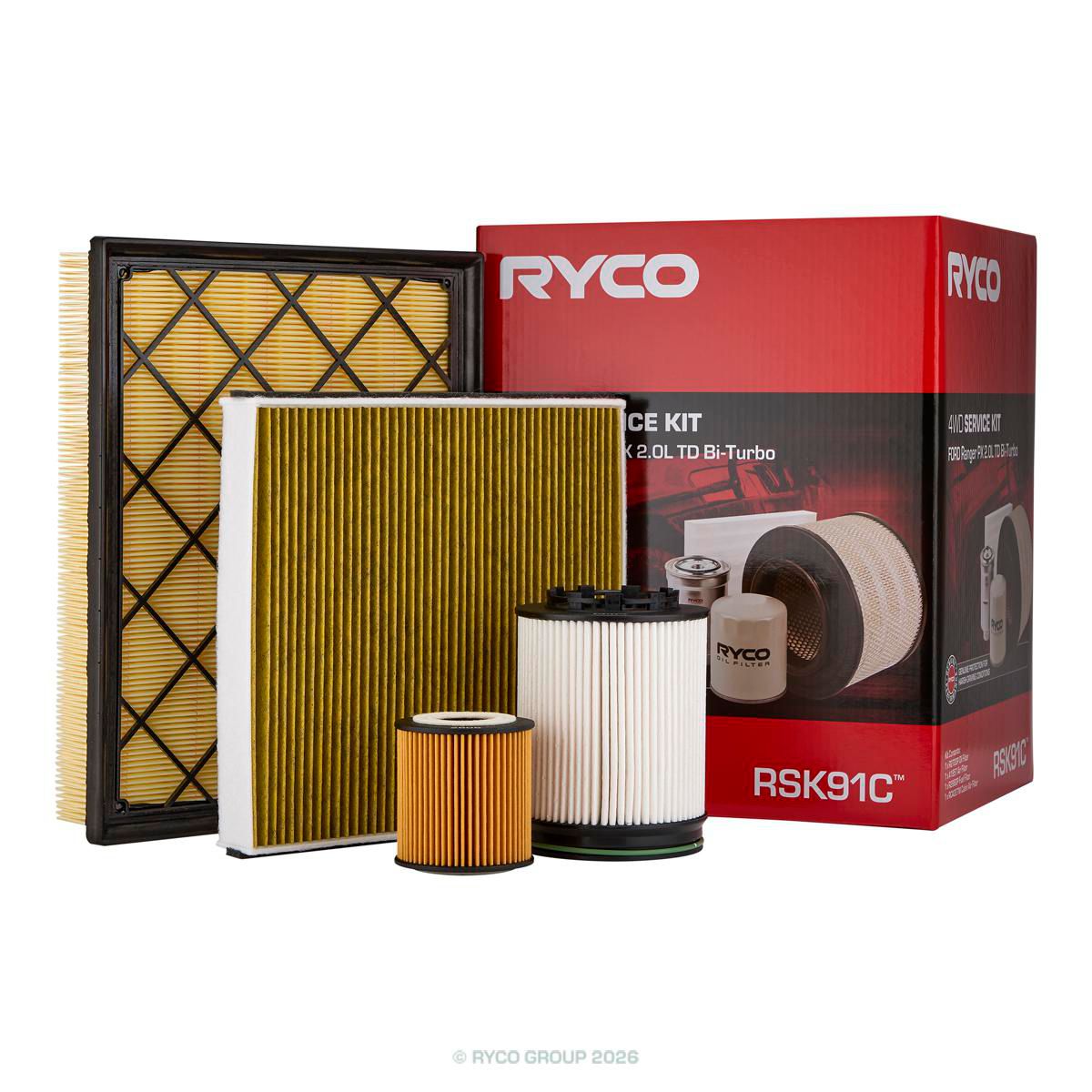 Ryco 4WD Filter Service Kit - RSK91C
