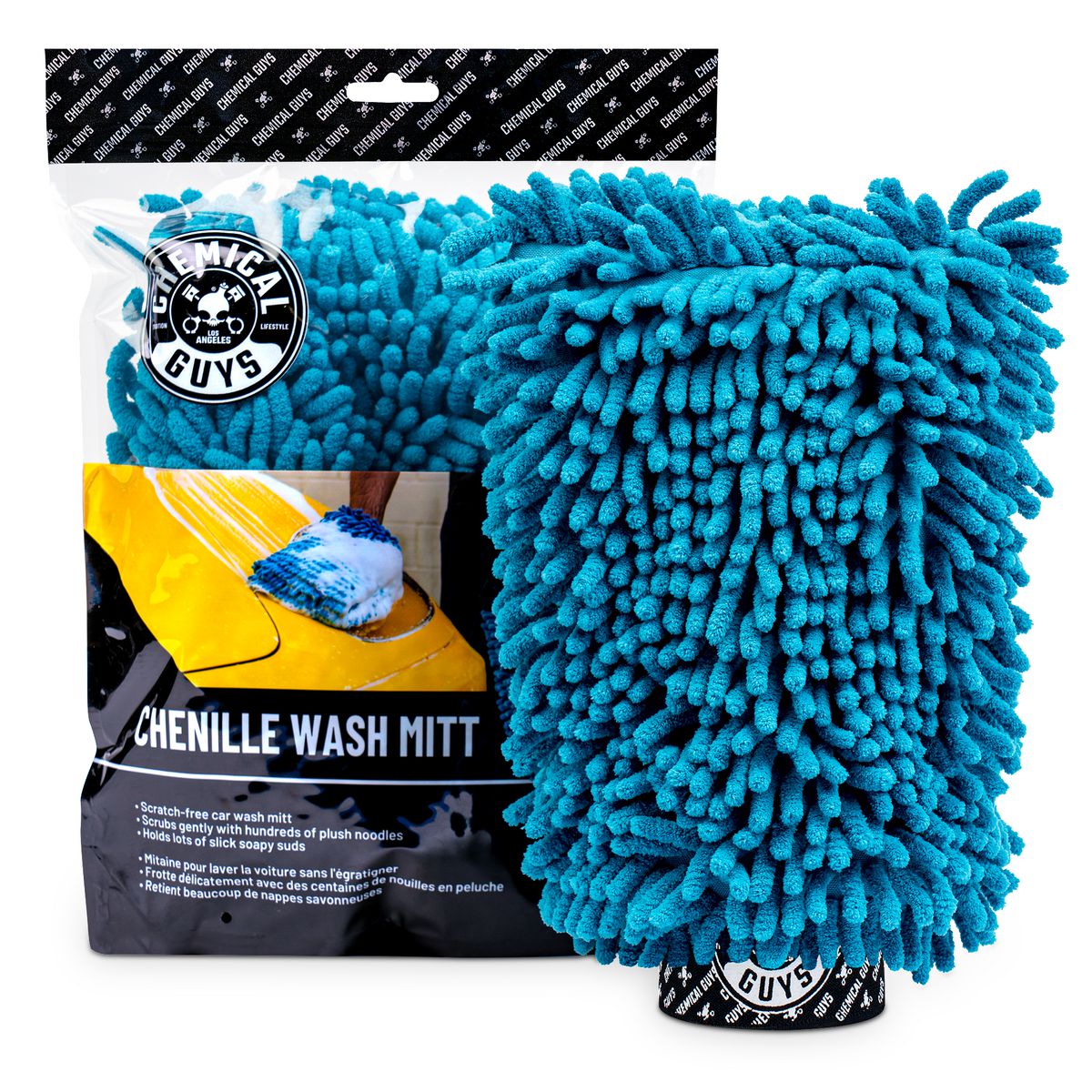 Chemical Guys Chenille Premium Scratch-Free Microfibre Wash Mitt - MIC811