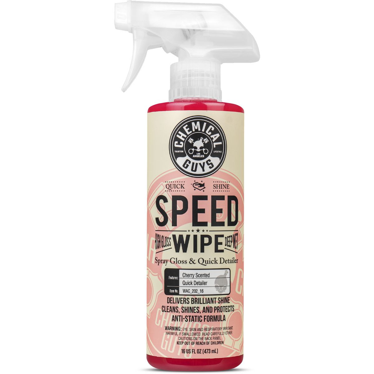 Chemical Guys Speed Wipe Quick Detailer 473ml - WAC_202_16