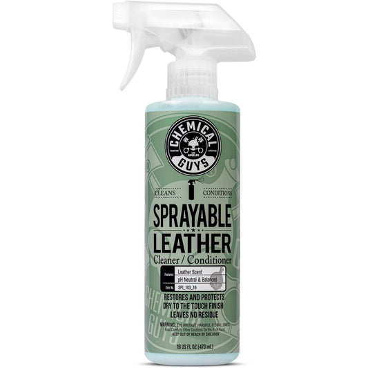 Chemical Guys Sprayable Leather Cleaner And Conditioner In One 473ml - SPI_103_16