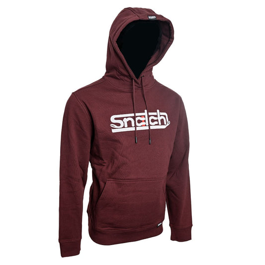 Snatch Logo Hoodie Maroon - SM2311MR