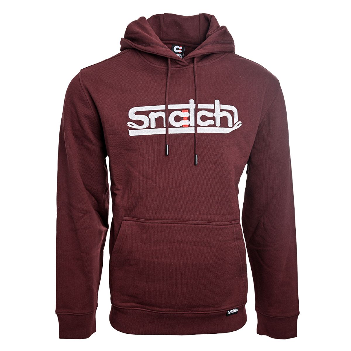 Snatch Logo Hoodie Maroon - SM2311MR