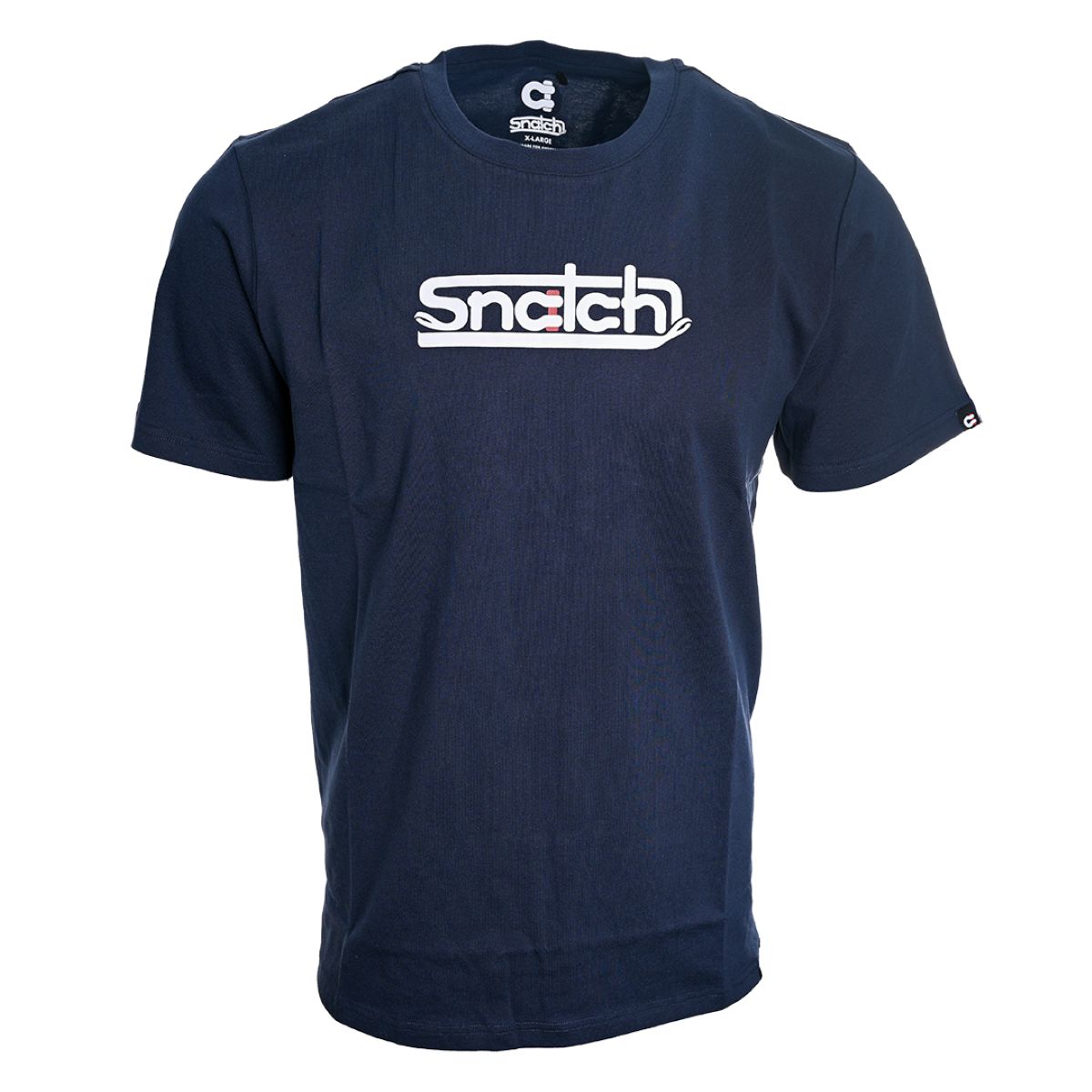 Snatch Logo Stack T-Shirt Navy - SM1311NV