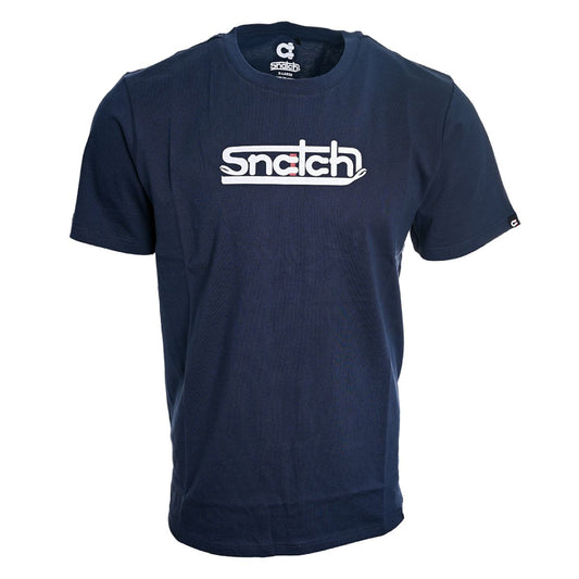 Snatch Logo Stack T-Shirt Navy - SM1311NV