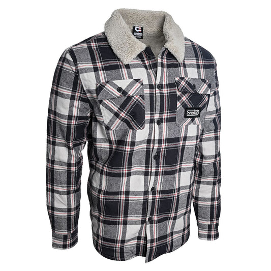 Snatch Bushmans Shacket Black Check - SM4711BC