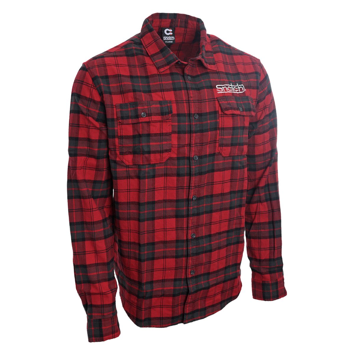 Snatch Sundown Checked Flannel Red - SM4411RC