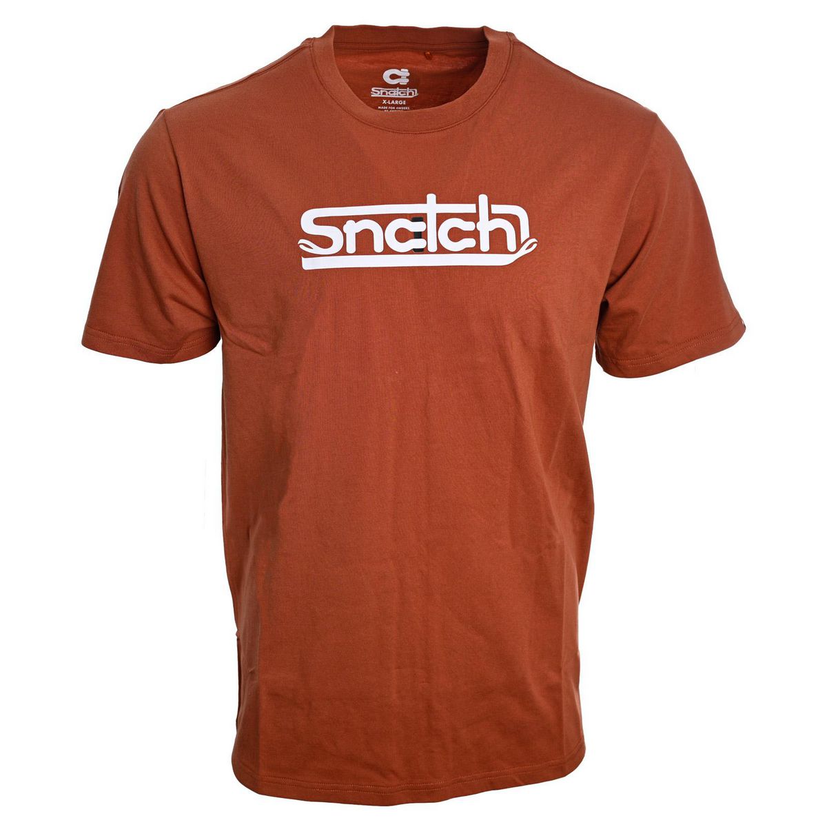 Snatch Logo Stack Tee Rust - SM1311RT