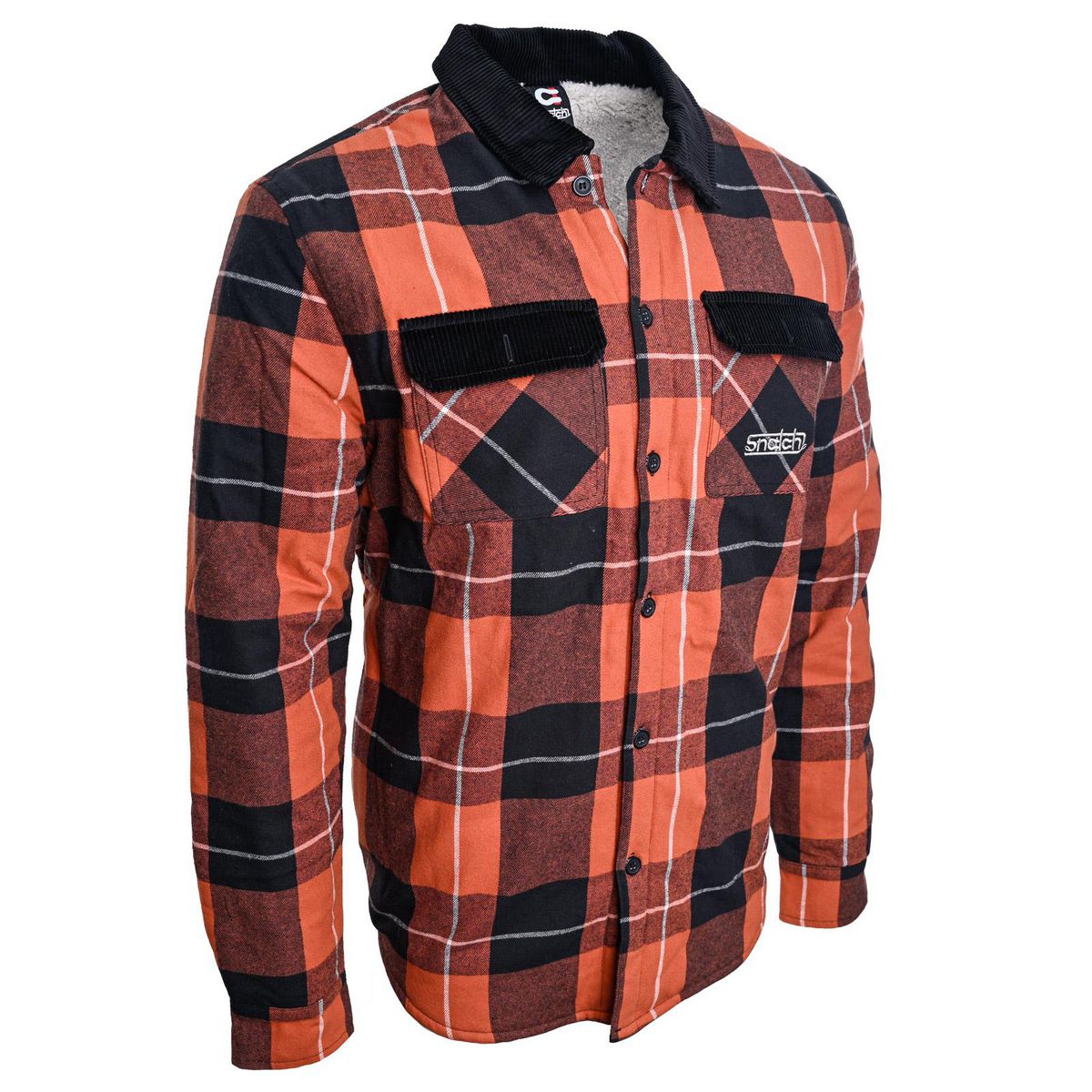 Snatch Bushmans Jacket Red Check  - SM4726RC
