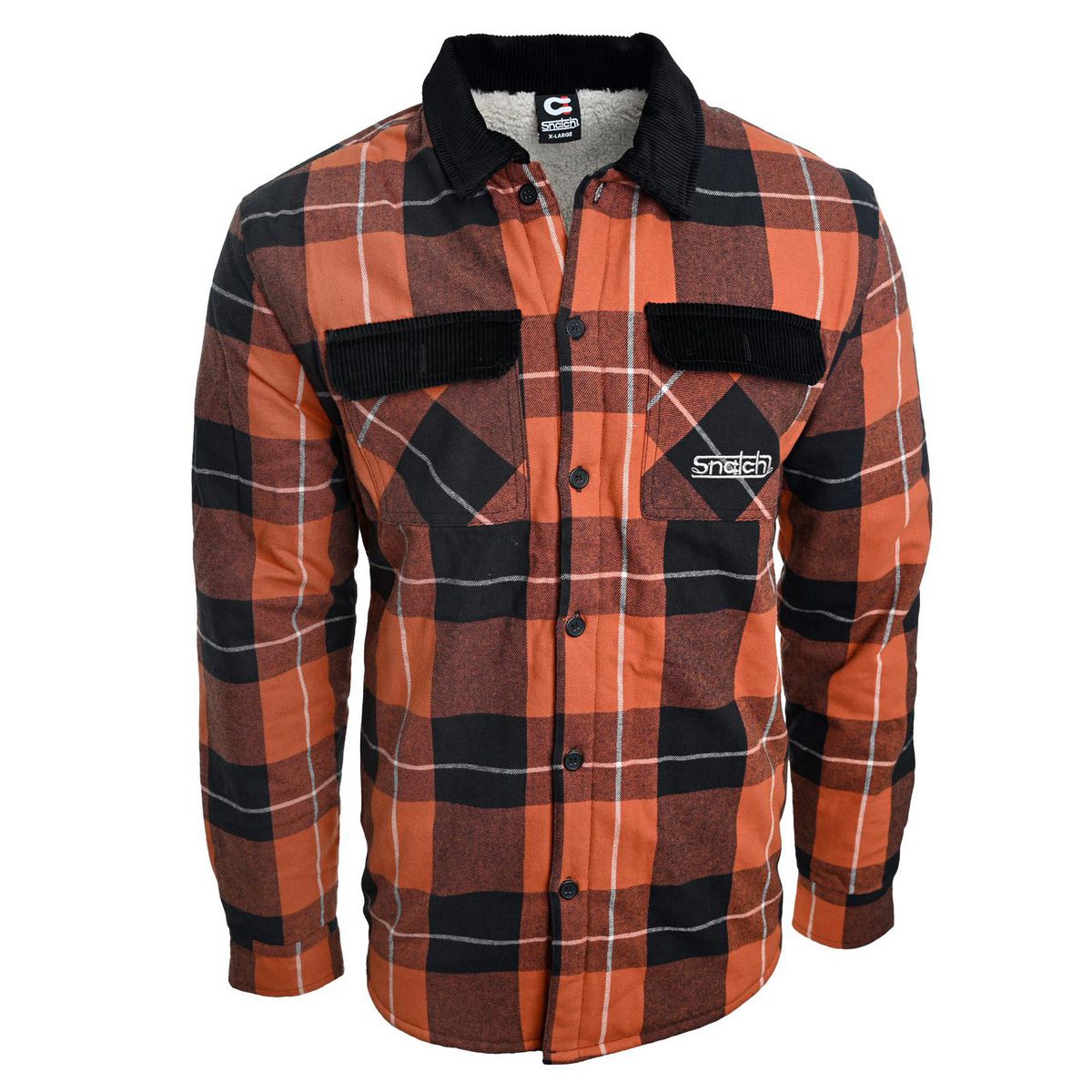 Snatch Bushmans Jacket Red Check  - SM4726RC
