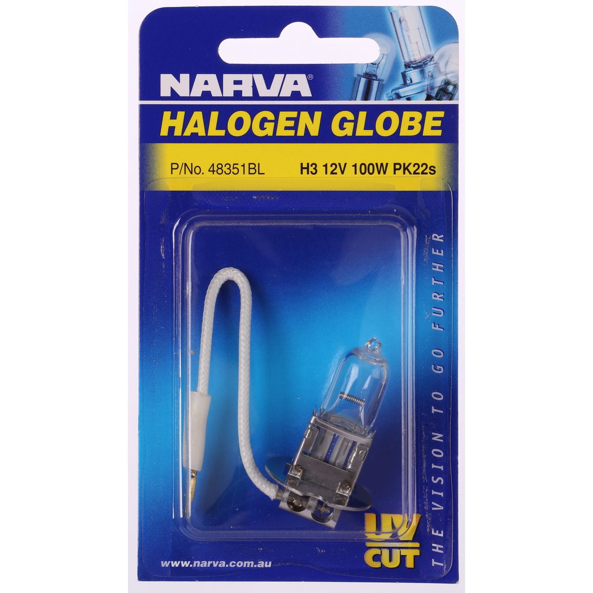 Narva H3 PK22s Globe 12V 100W - 48351BL