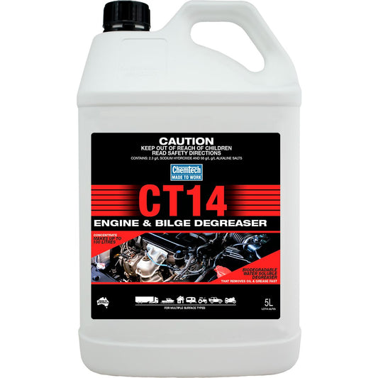 Chemtech CT14 Engine and Bilge Degreaser 5L - CT14-5L