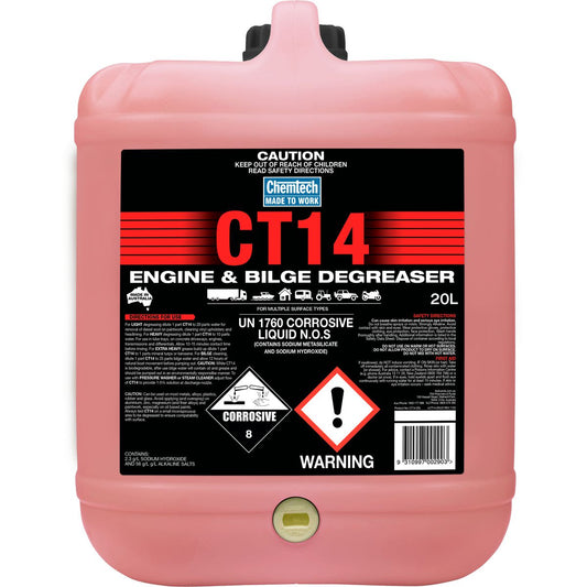 Chemtech CT14 Engine and Bilge Degreaser 20L - CT14-20L