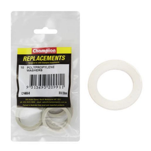 Champion Washer Flat Polypropelene M30 x 38 x 2.4mm - C1460-9
