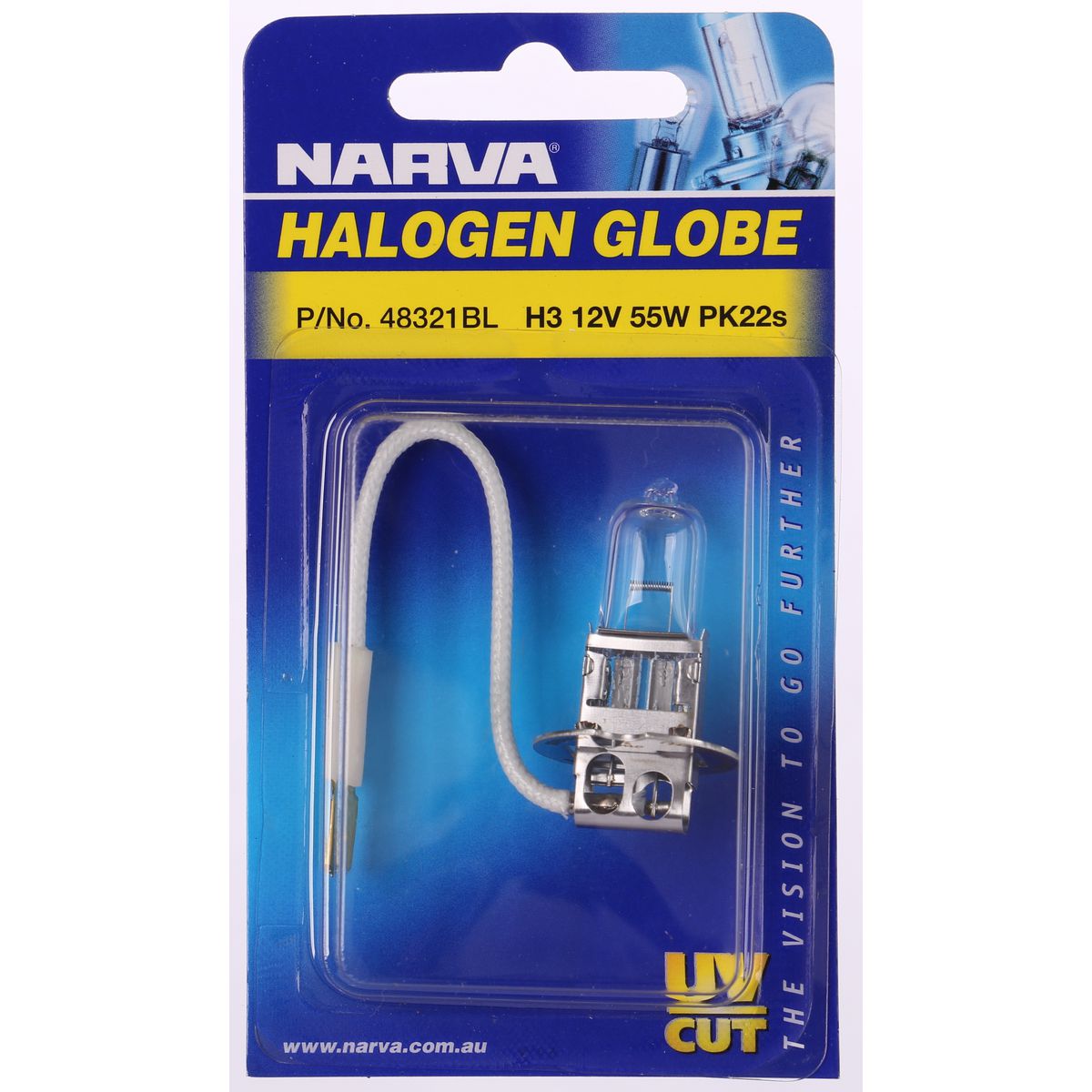 Narva H3 PK22s Globe 12V 55W - 48321BL