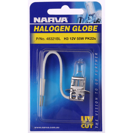 Narva H3 PK22s Globe 12V 55W - 48321BL