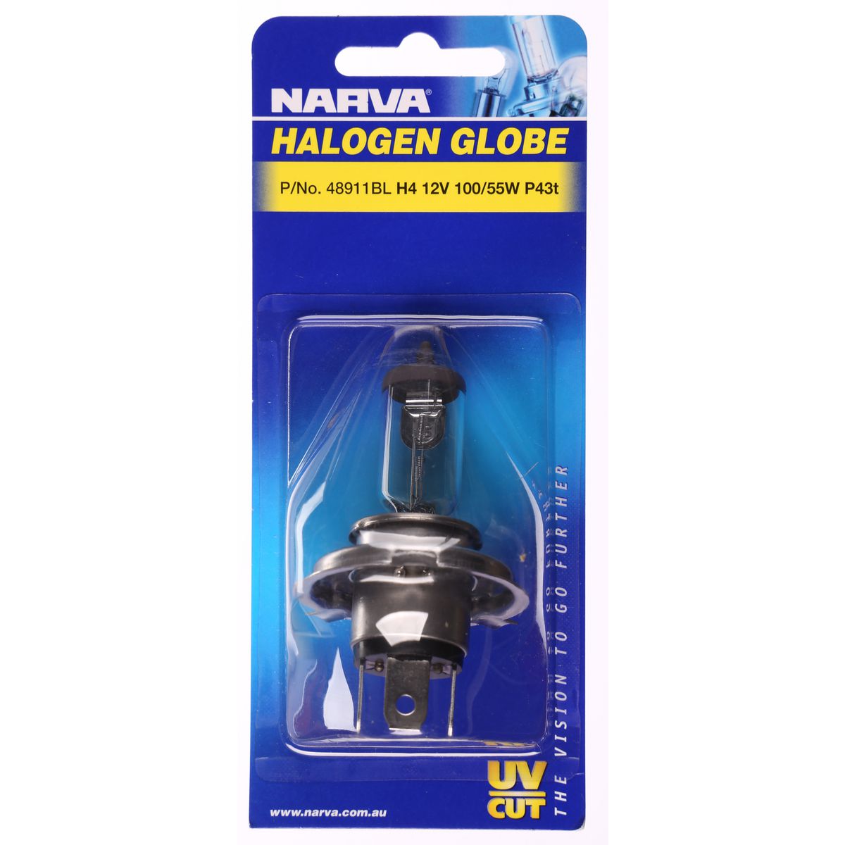 Narva H4 P43t 38 Globe 12V 100/55W - 48911BL
