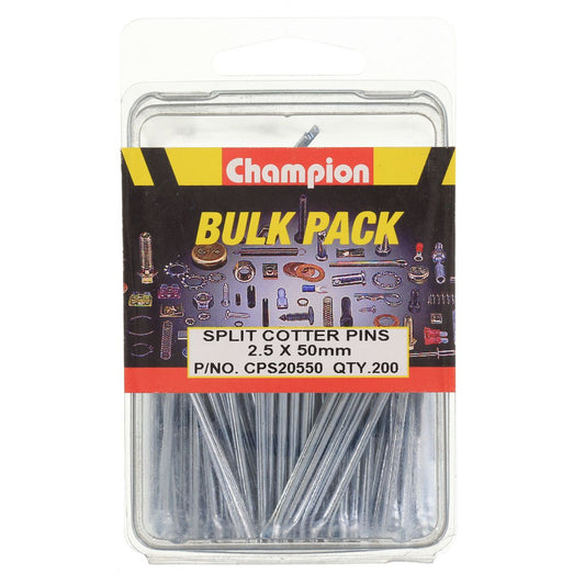 Champion Split Pin 2.5 x 50mm Zinc Plated - CPS20550