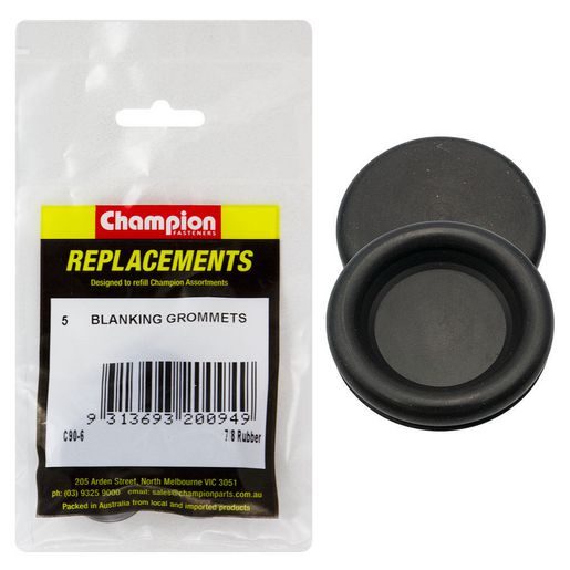 Champion Grommet Blanking Nitrile Rubber 22mm - C90-6